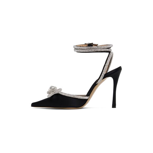MACH & MACH Black Double Bow Heels - Picture 2 of 13